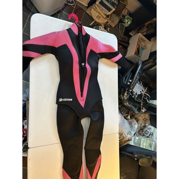 Fathom Full Divesuit Womens Pink Small SeaFlex Made In Lucia - Picture 2 of 6
